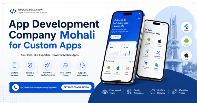 App Development Company Mohali for Custom Apps