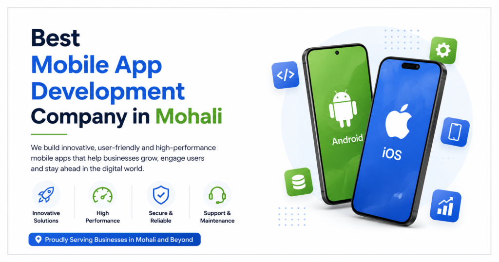 Our team of expert app developers in Mohali crafting high-performance, custom iOS and Android solutions designed to accelerate business growth.