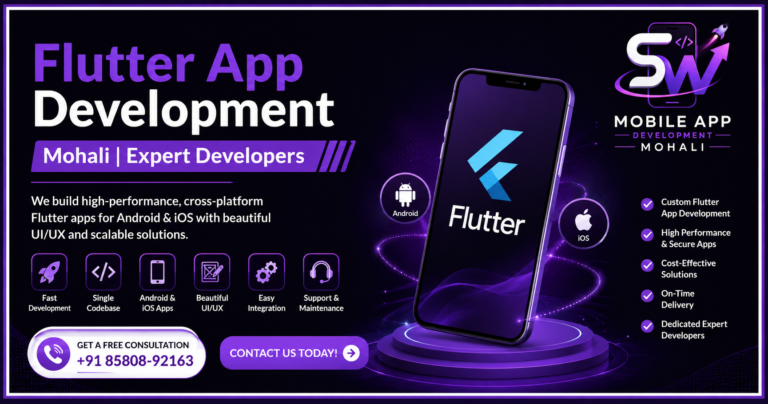 Flutter App Development Mohali | Expert Developers